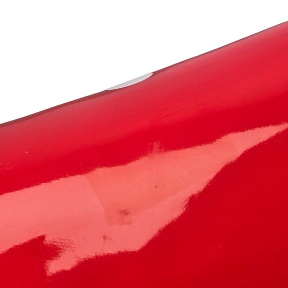 NWT Minnie Mouse Dome Faux Leather Polka Dot Travel Pouch - Red and Black - Picture 16 of 16